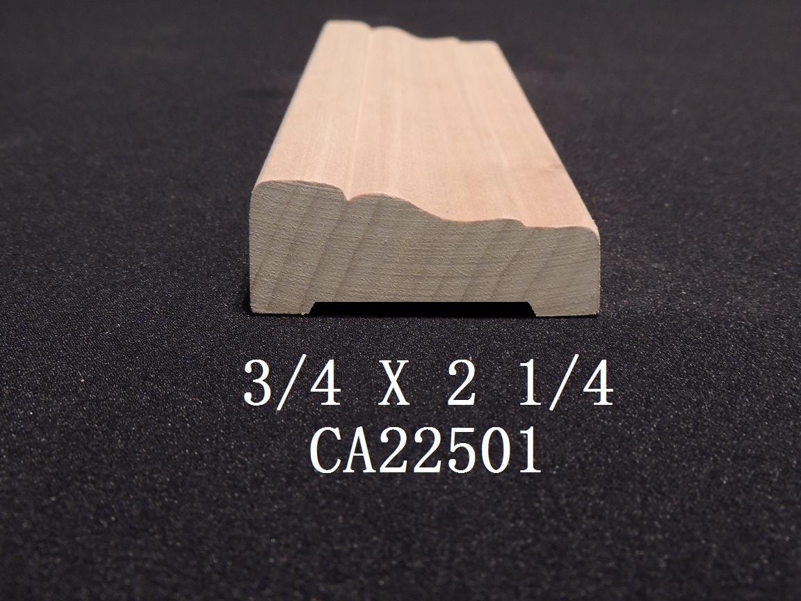 CA22501 — 3/4 X 2 1/4 wood casing profile