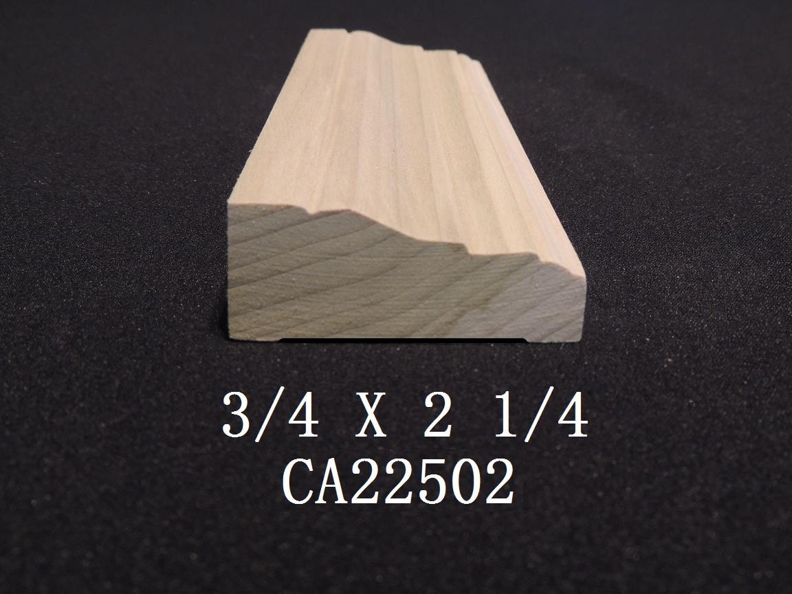 CA22502 — 3/4 X 2 1/4 wood casing profile