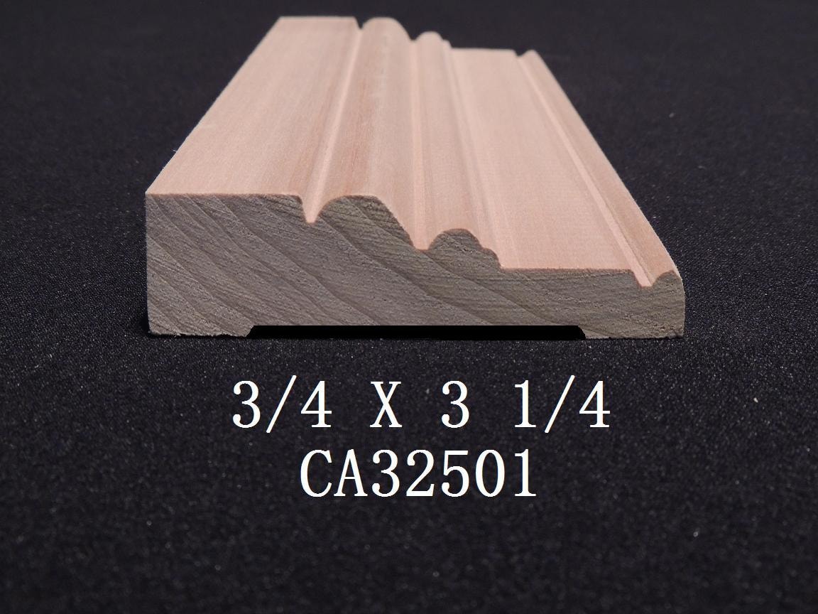 CA32501 — 3/4 X 3 1/4 wood casing profile
