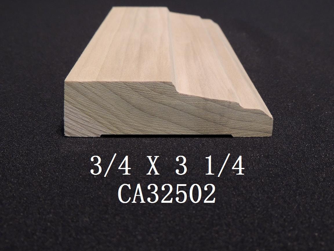 CA32502 — 3/4 X 3 1/4 wood casing profile