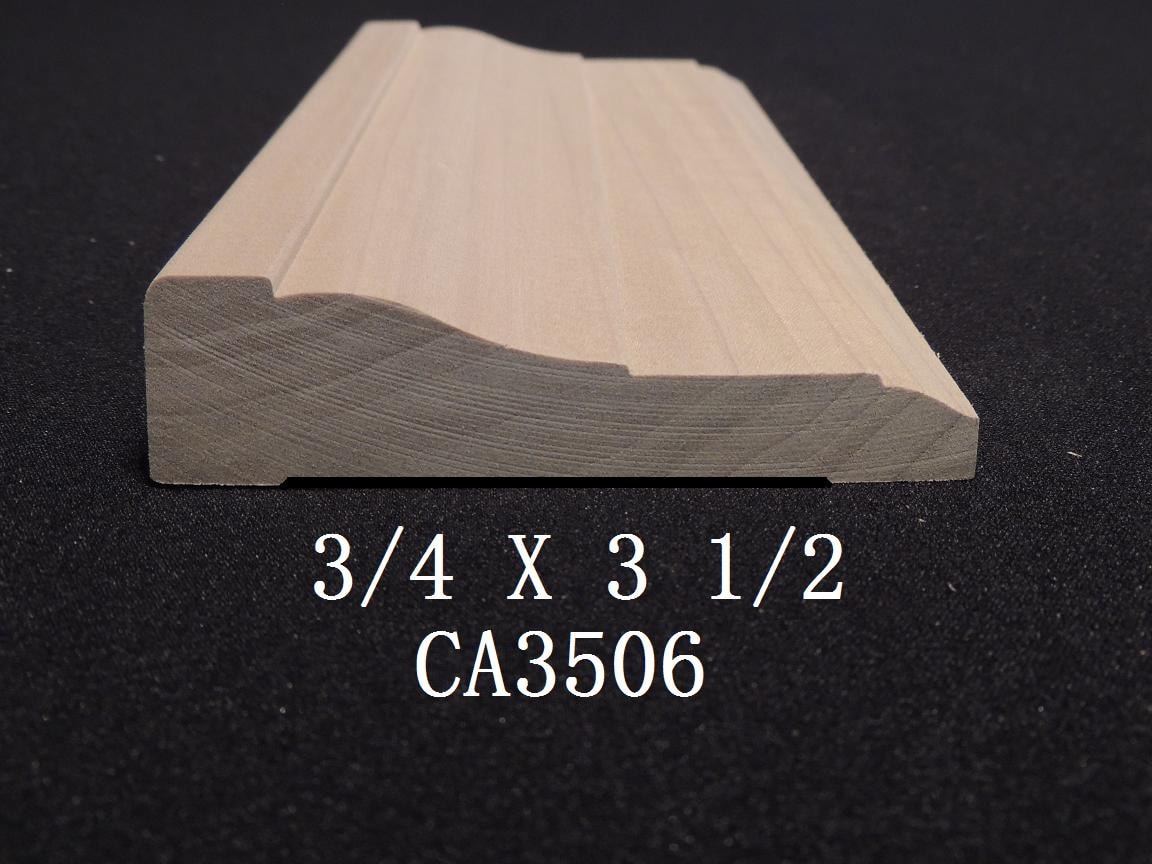 CA3506 — 3/4 X 3 1/2 wood casing profile
