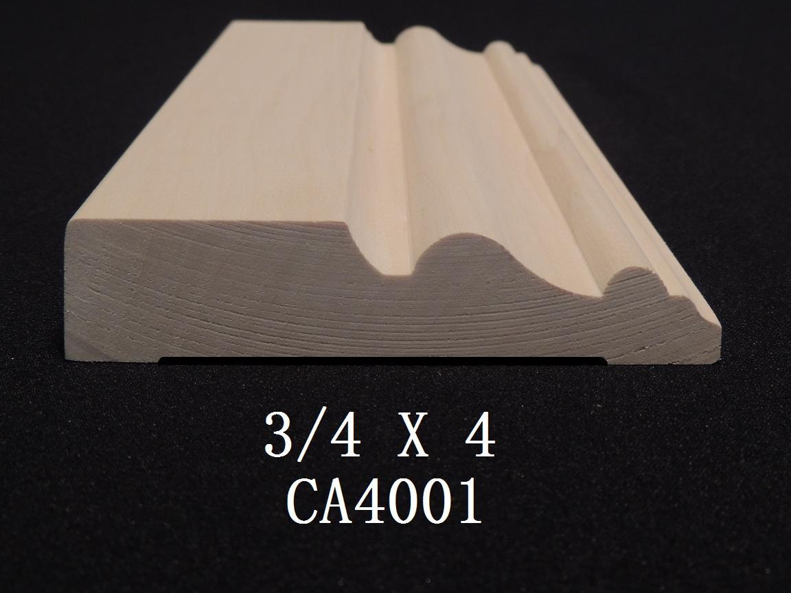 CA4001 — 3/4 X 4 wood casing profile