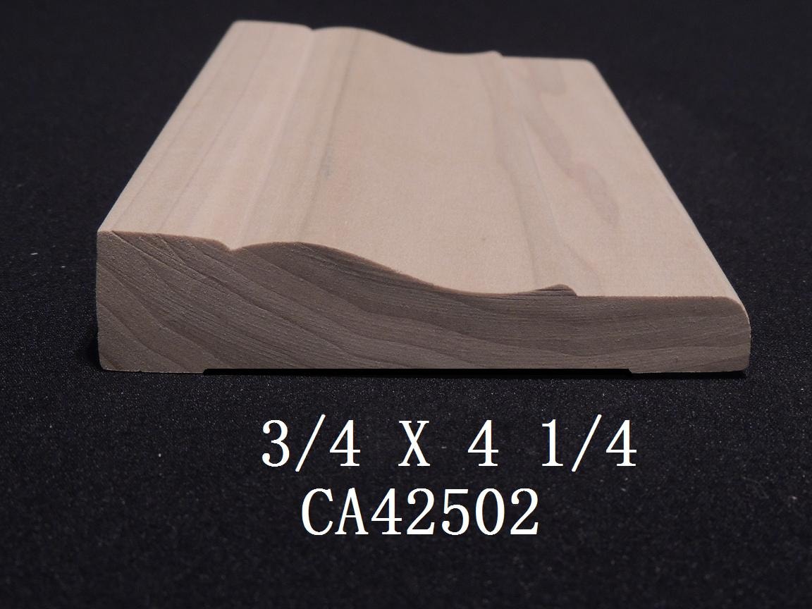 CA42502 — 3/4 X 4 1/4 wood casing profile
