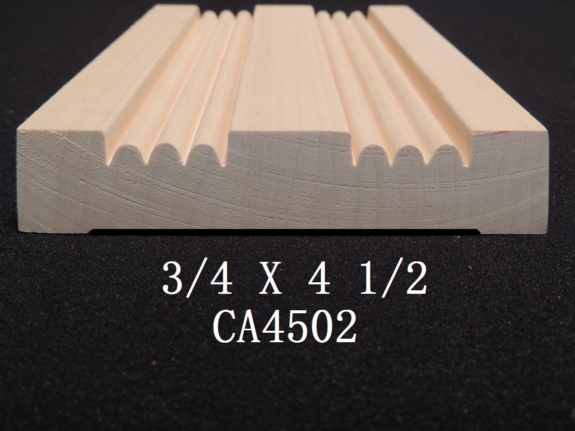 CA4502 — 3/4 X 4 1/2 wood casing profile