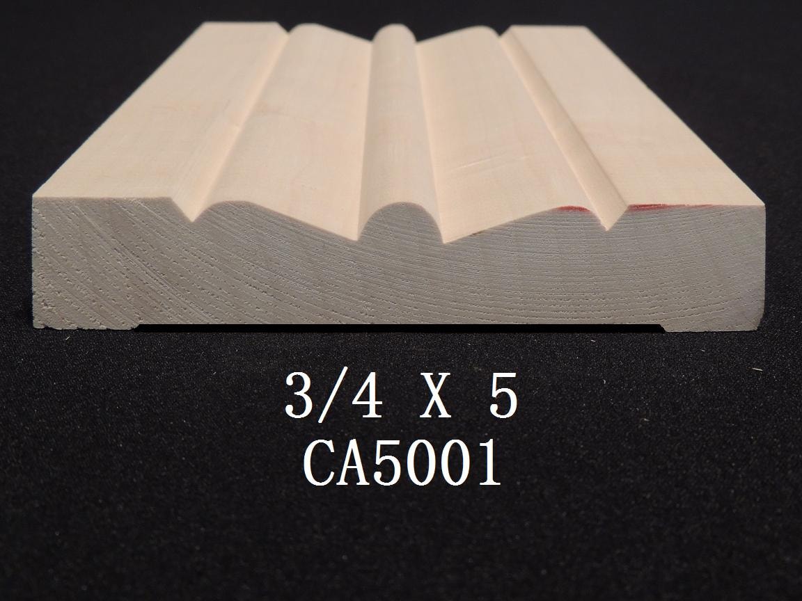CA5001 — 3/4 X 5 wood casing profile